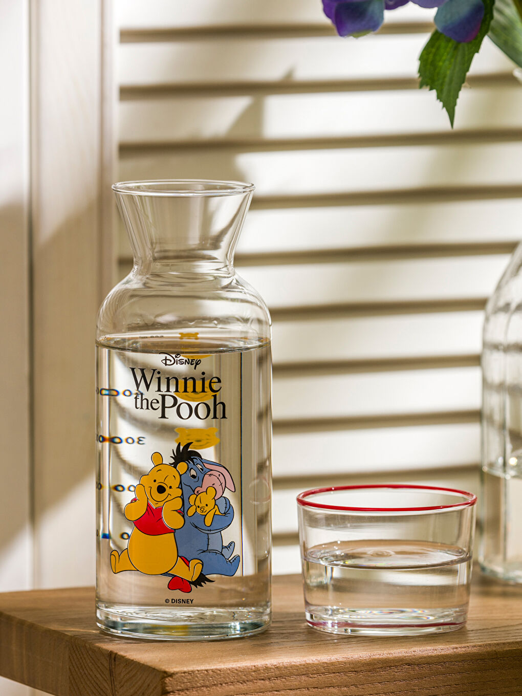 Winnie The Pooh Printed Glass Water Bottle 700 ml -S5IC80Z8-F9C
