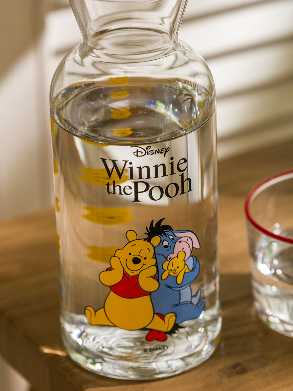 Winnie The Pooh Printed Glass Water Bottle 700 ml -S5IC80Z8-F9C