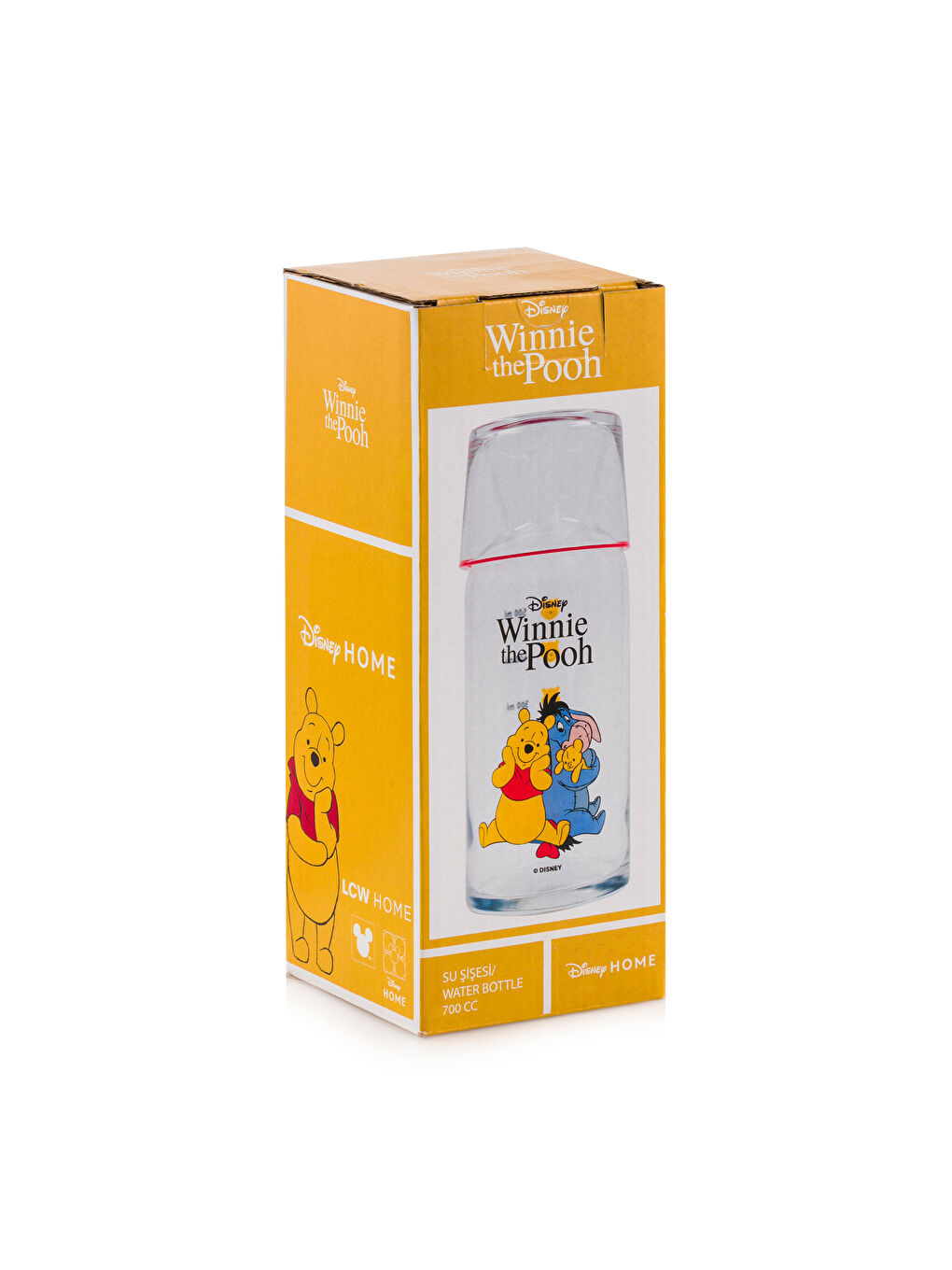 Winnie The Pooh Printed Glass Water Bottle 700 ml -S5IC80Z8-F9C