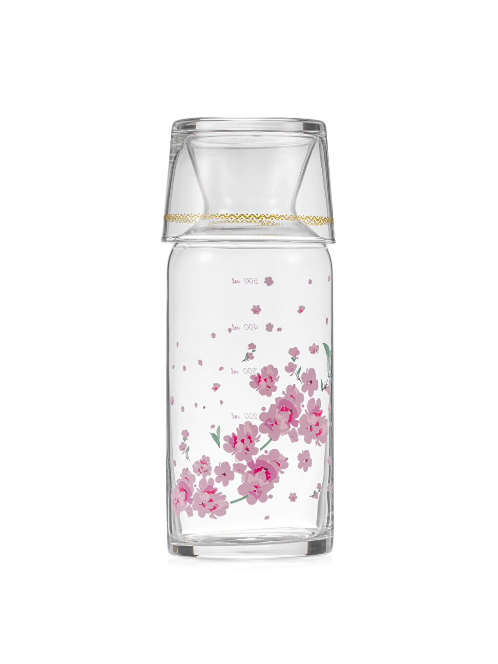 LCW HOME Karişik Çiçek Baskılı Cam Sürahi 700 ml - 6