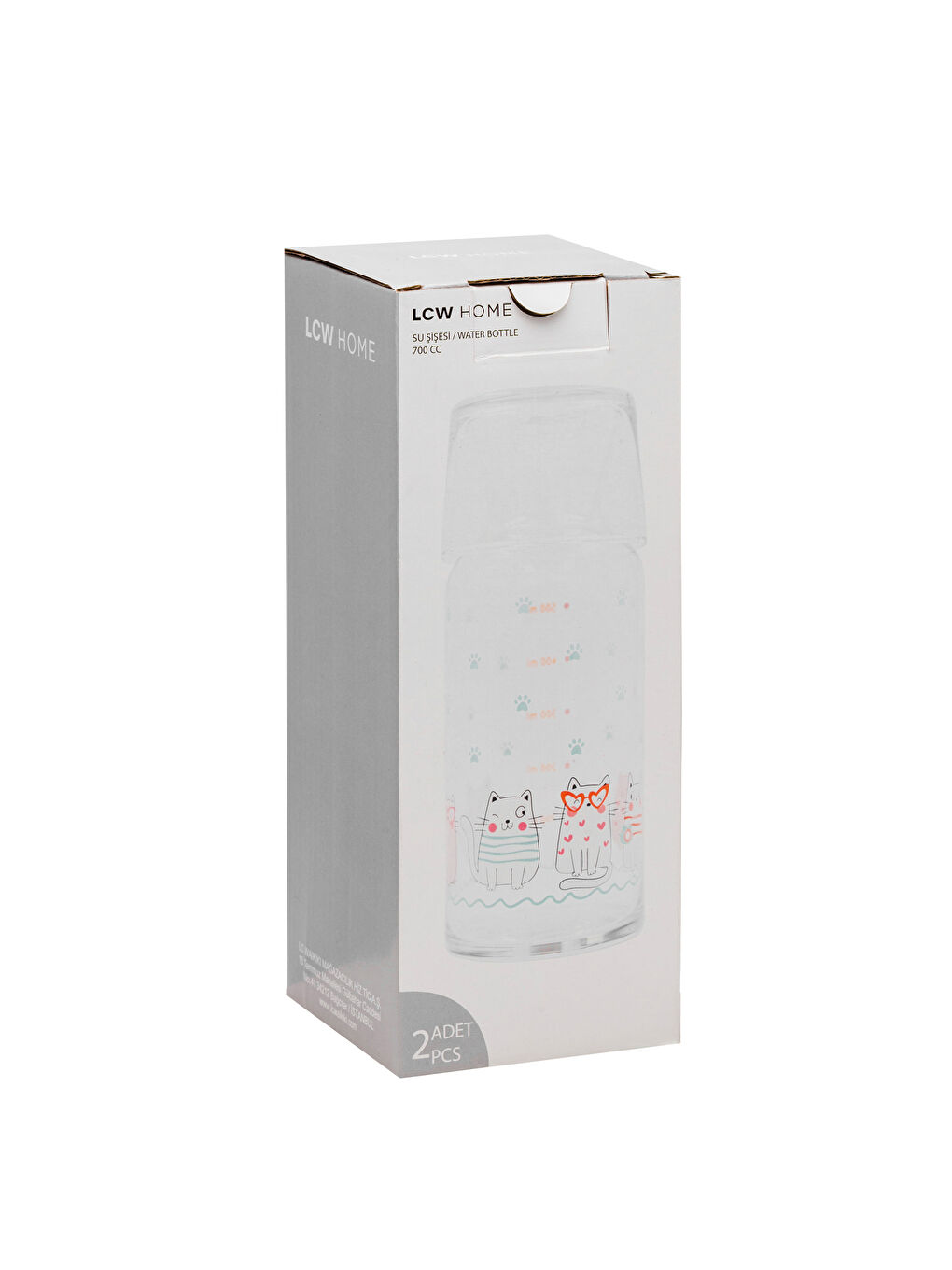 Cat Printed Bedside Pitcher 500 ml -S5IC91Z8-F9C