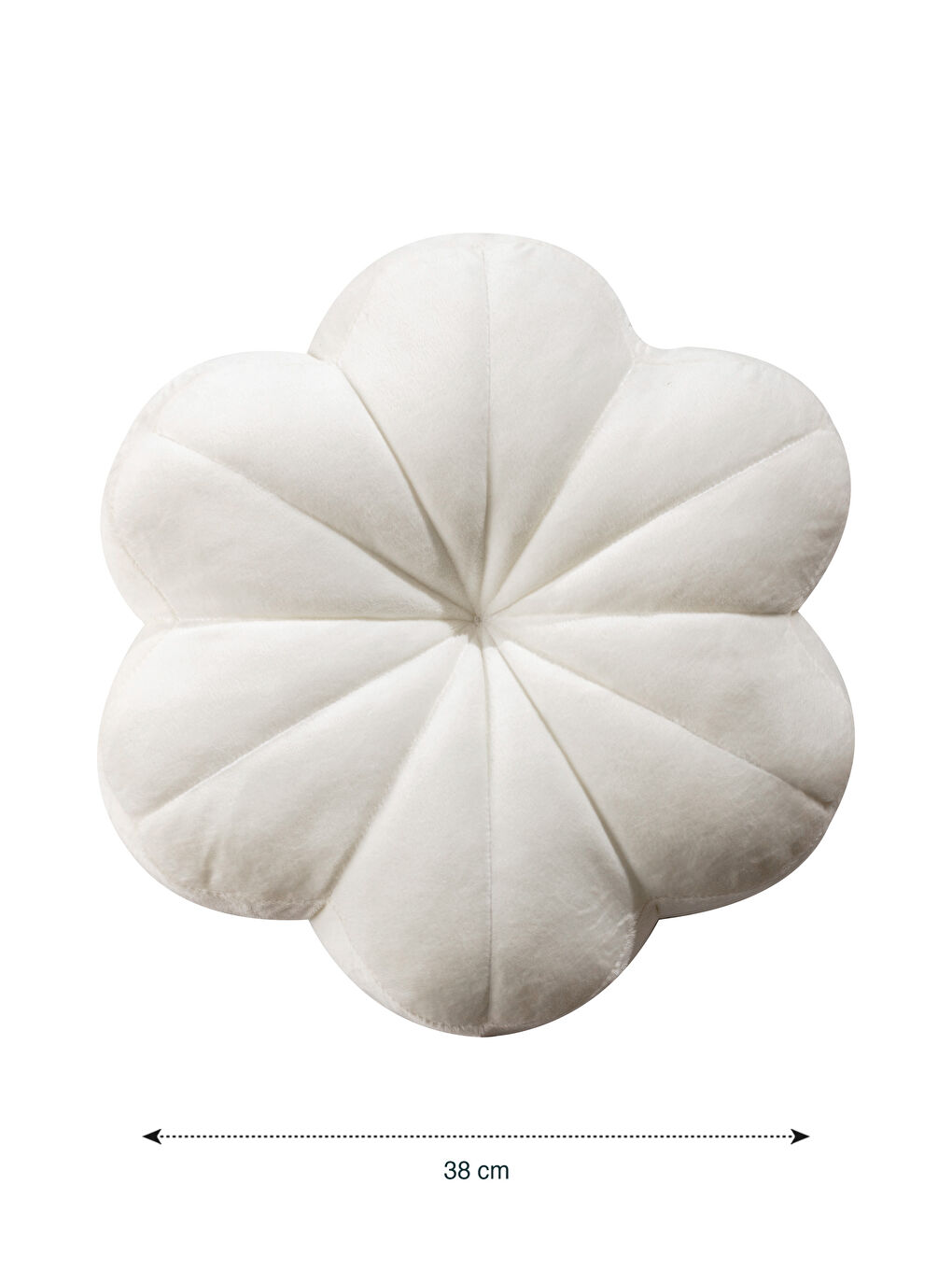 Bej Papatya Kırlent 38 cm-5