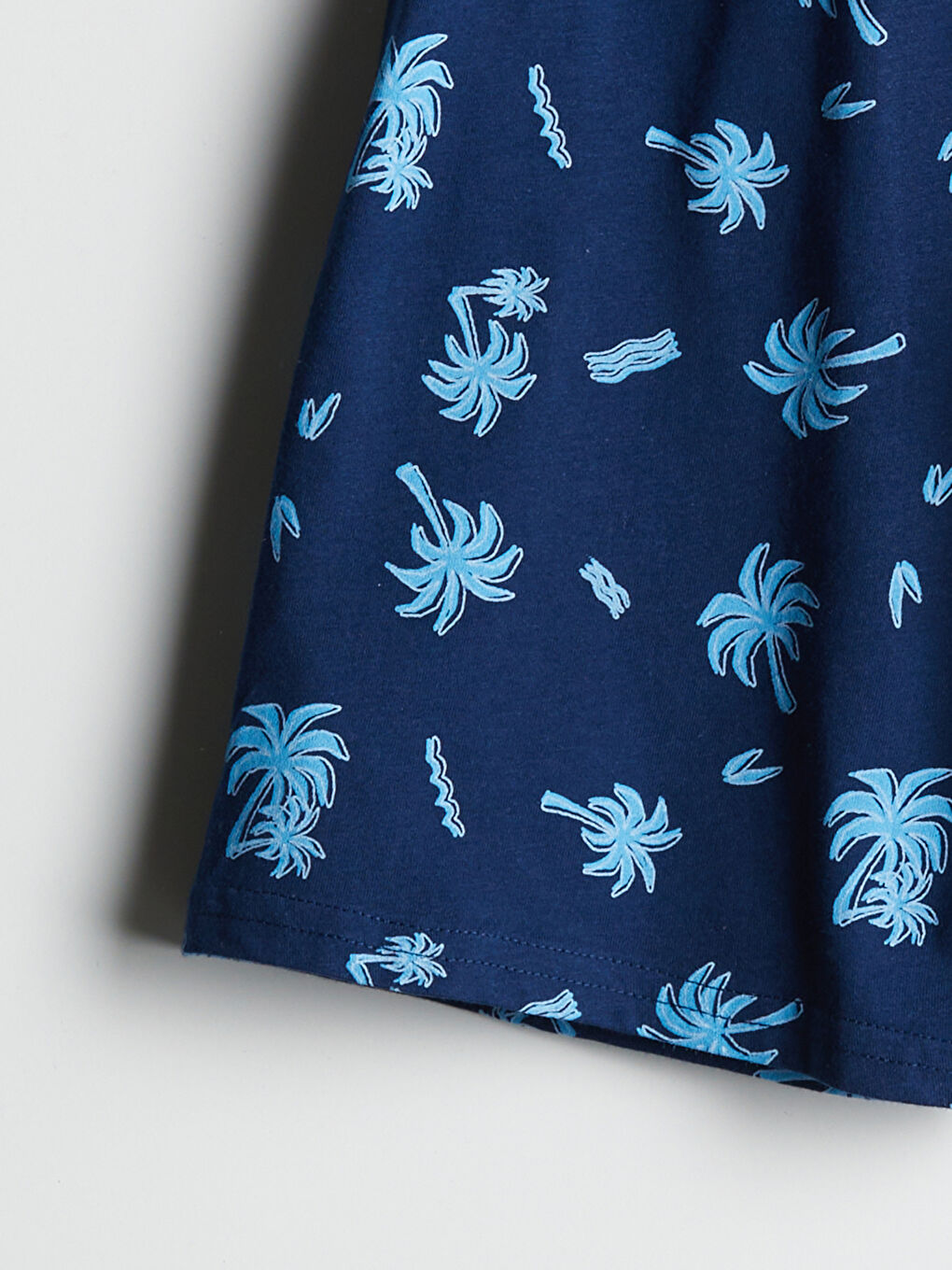 Lacivert Beli Lastikli Erkek Çocuk Pijama Şort-2