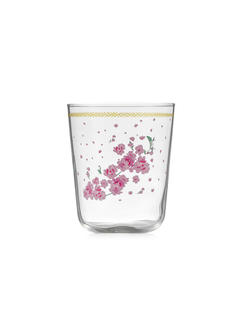 LCW HOME Karişik Çiçekli Cam 3'lü Bardak Seti 315 ml - 4