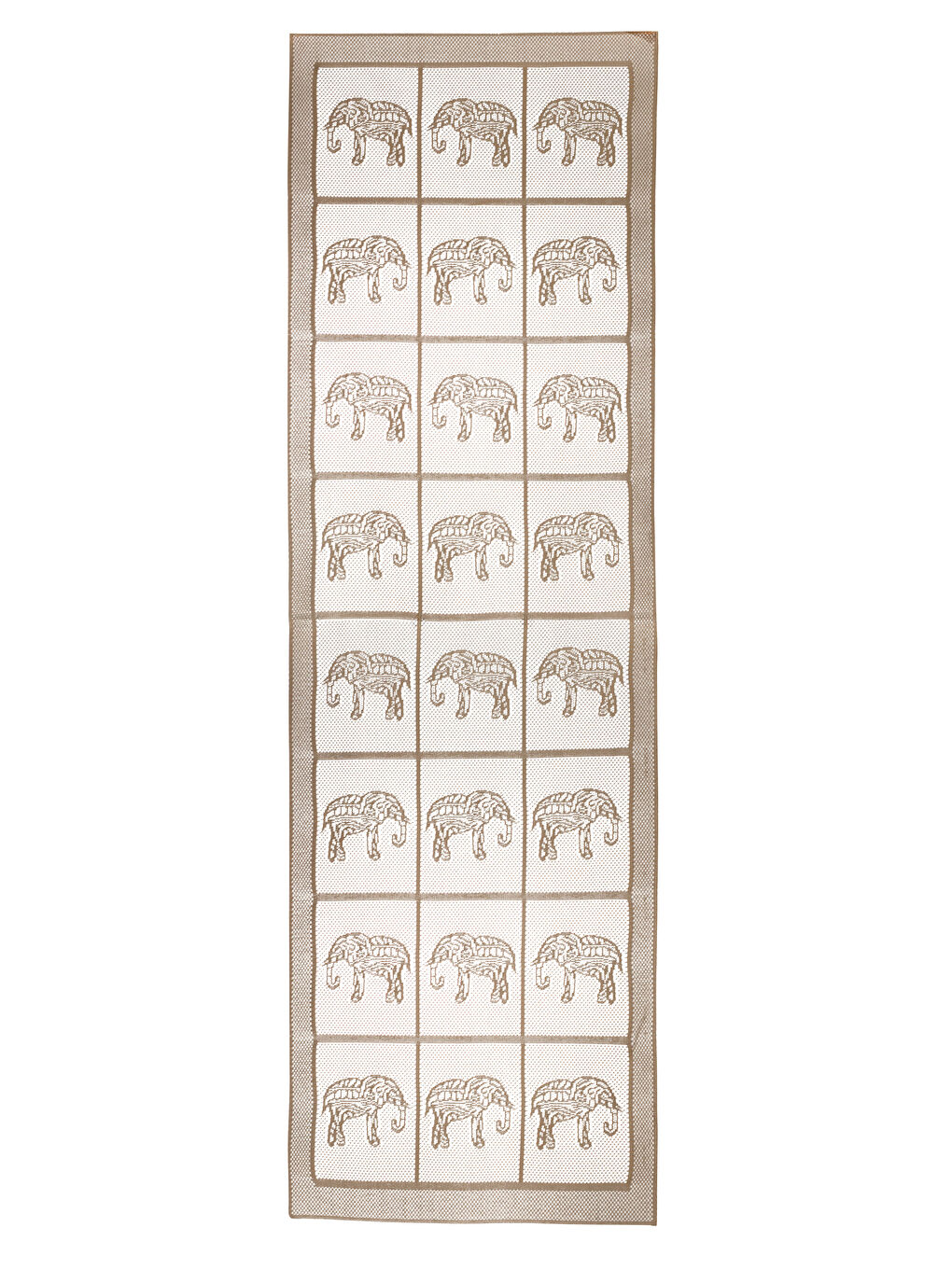 LCW HOME Bej Fil Nakışlı Runner 45x150 cm - 4