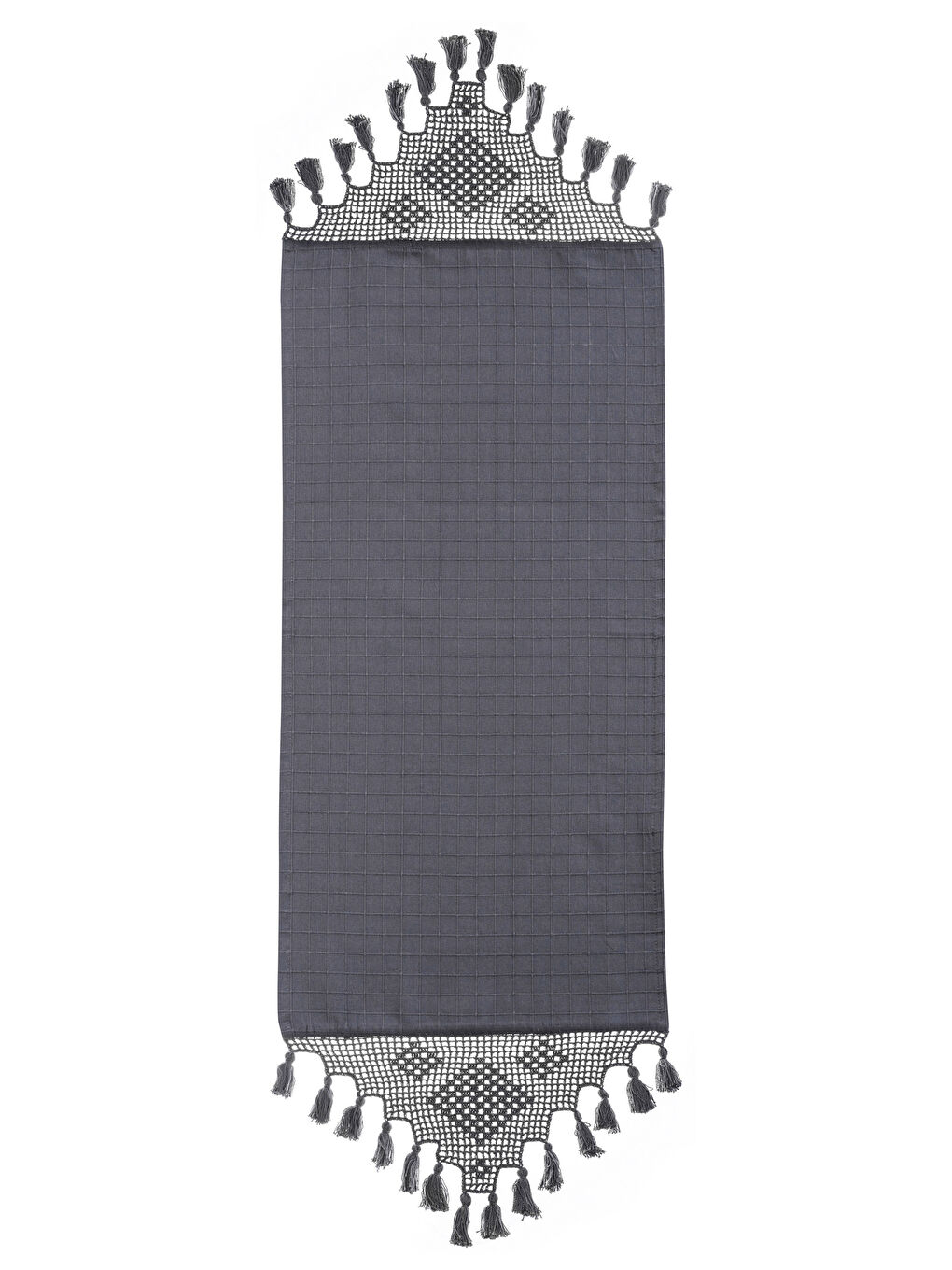 Embroidered Tassel Detailed Runner 45x120 cm -S5IH70Z8-YCL