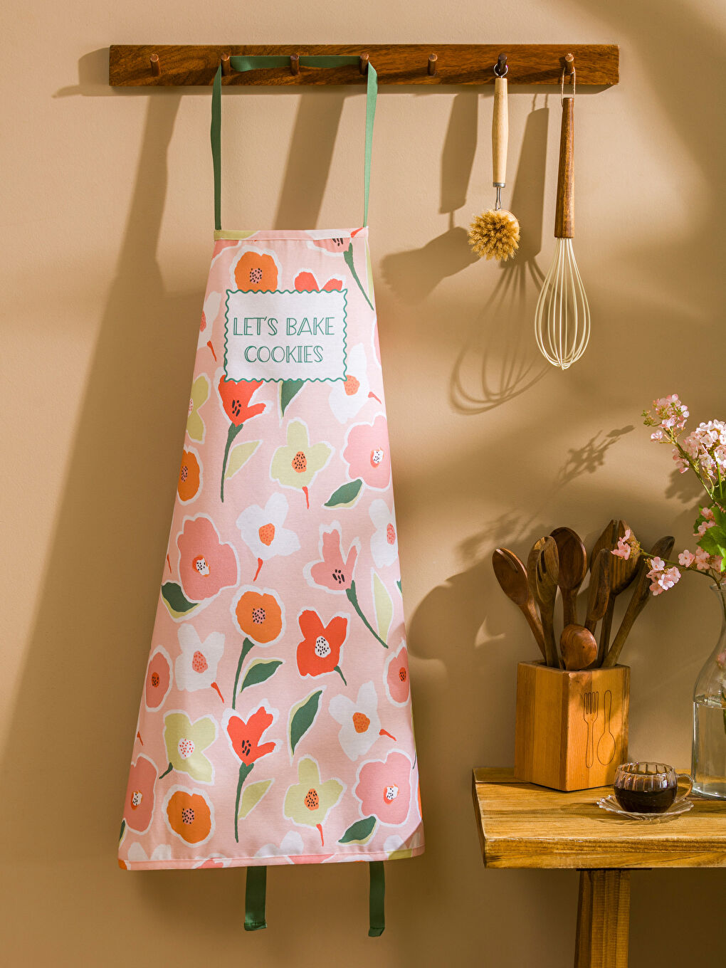 Floral Printed Cooking Apron -S5IH85Z8-M0T