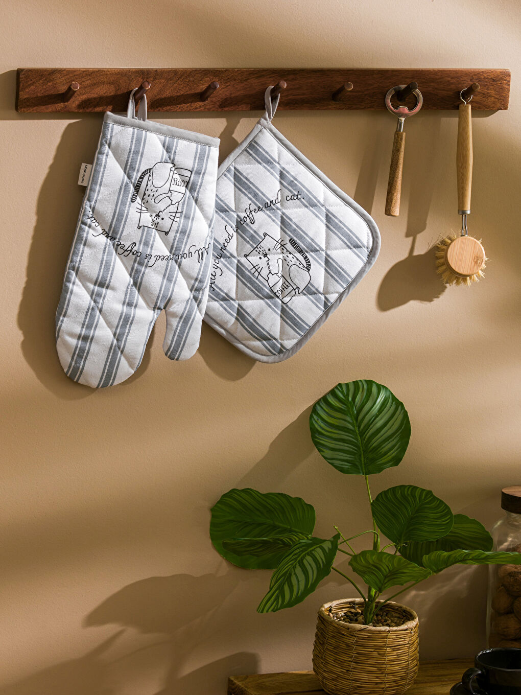 Printed Oven Mitt and Pot Holder -S5IH97Z8-LQJ