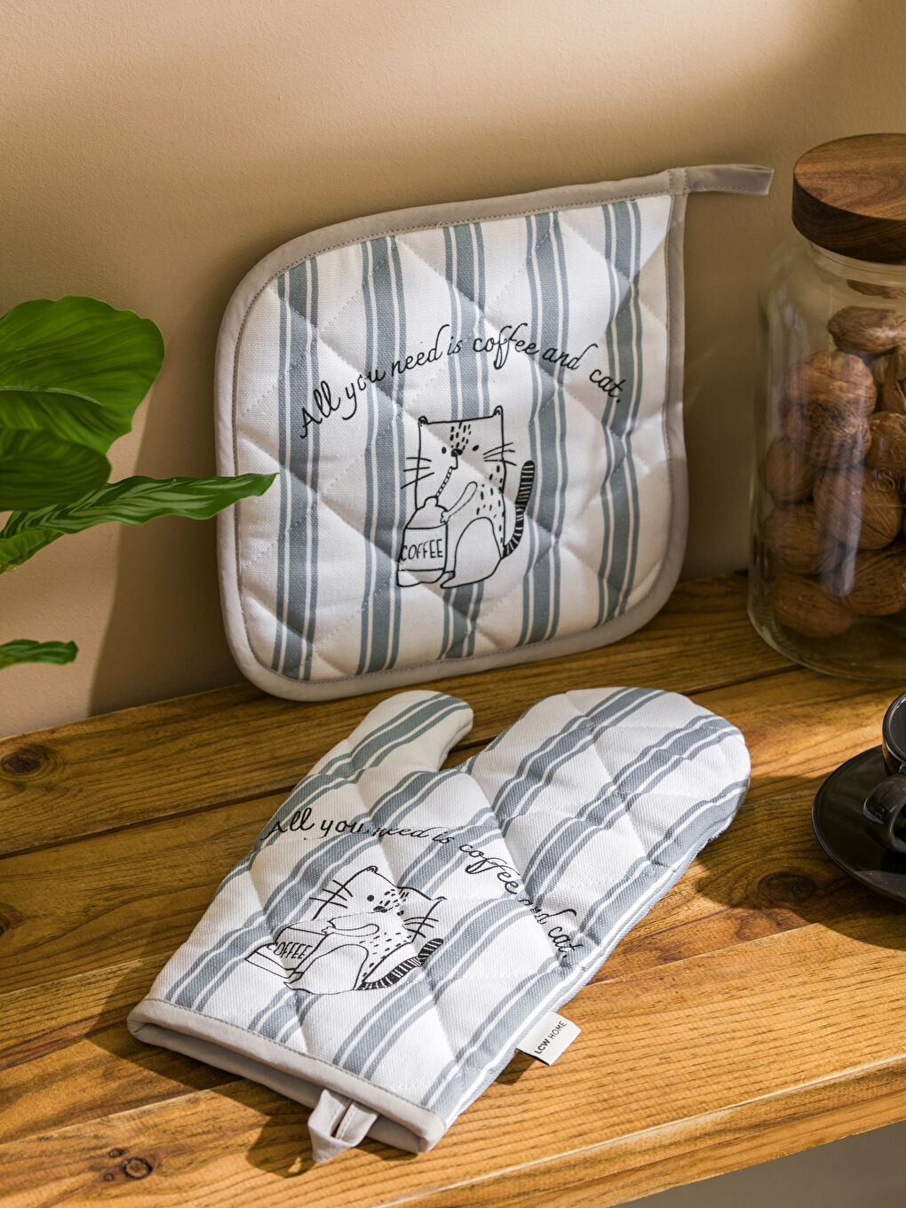 Printed Oven Mitt and Pot Holder -S5IH97Z8-LQJ