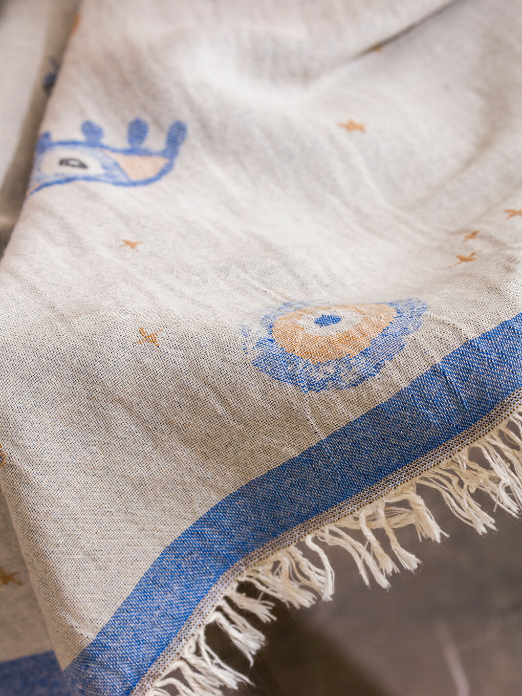 Eye Printed Beach Towel 90X165 Cm -S5IJ01Z8-F9C