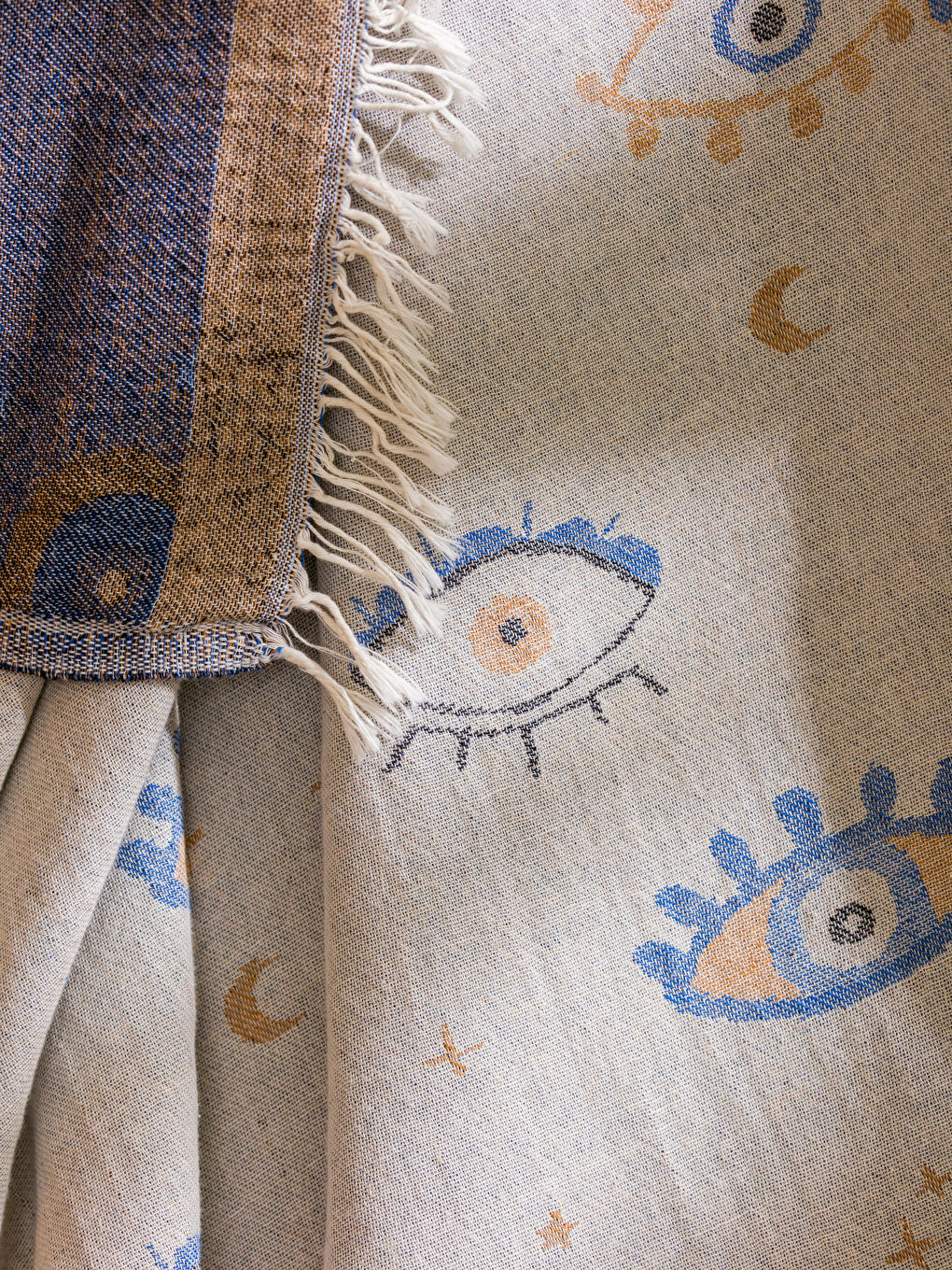 Eye Printed Beach Towel 90X165 Cm -S5IJ01Z8-F9C