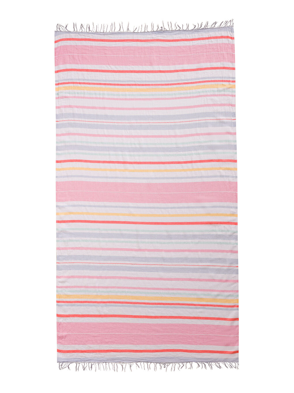 Karışık Çizgi Desenli Peştamal Havlu 90x165 cm-4