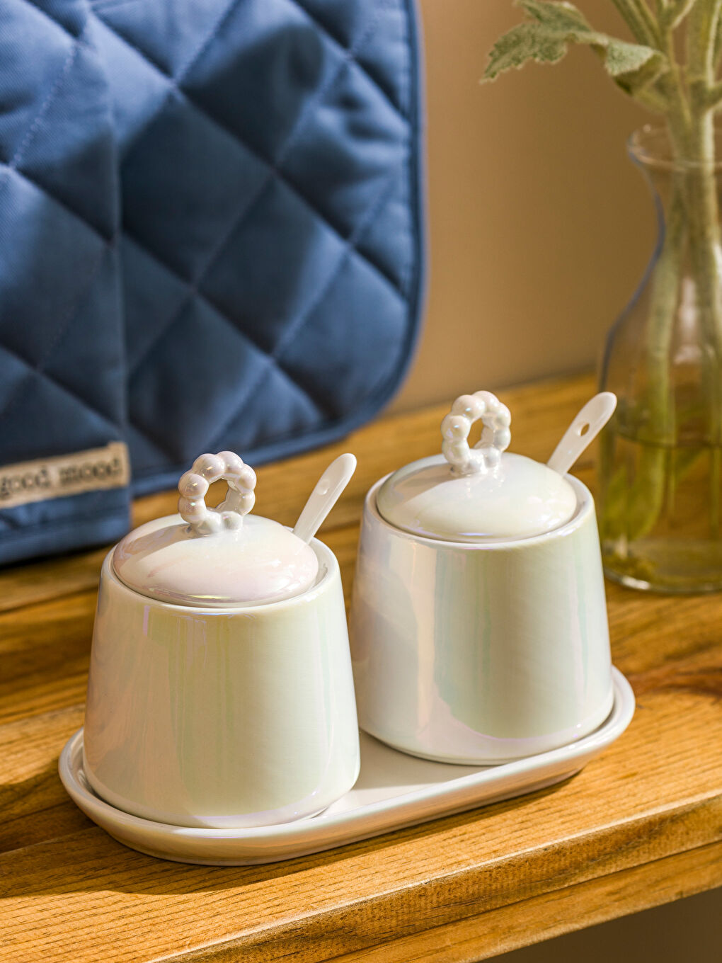 حاوية طعام سيراميك - مجموعتين