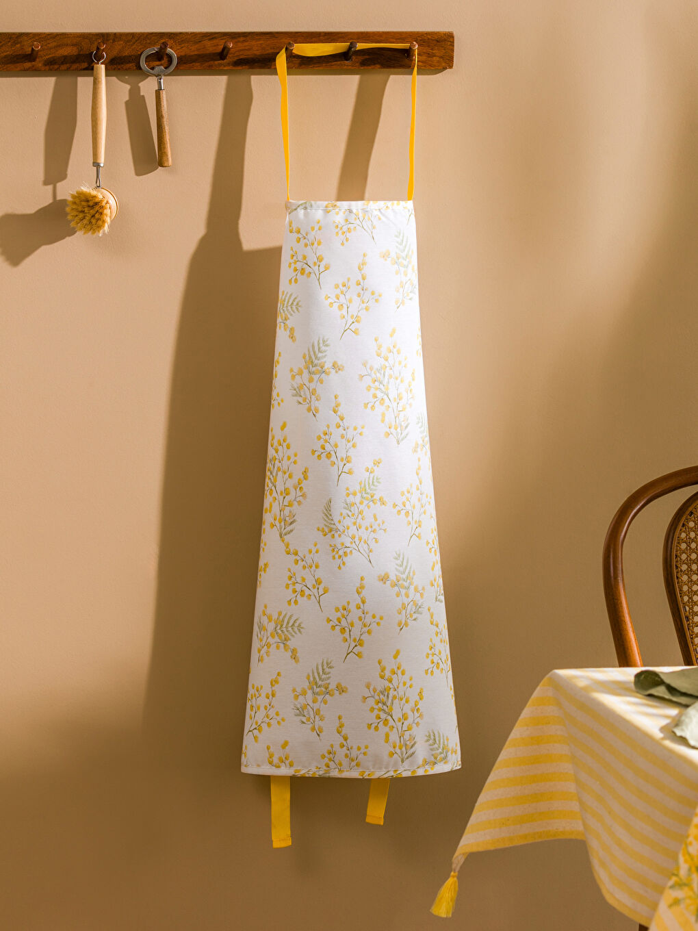 Floral Printed Cooking Apron -S5IR66Z4-F9C