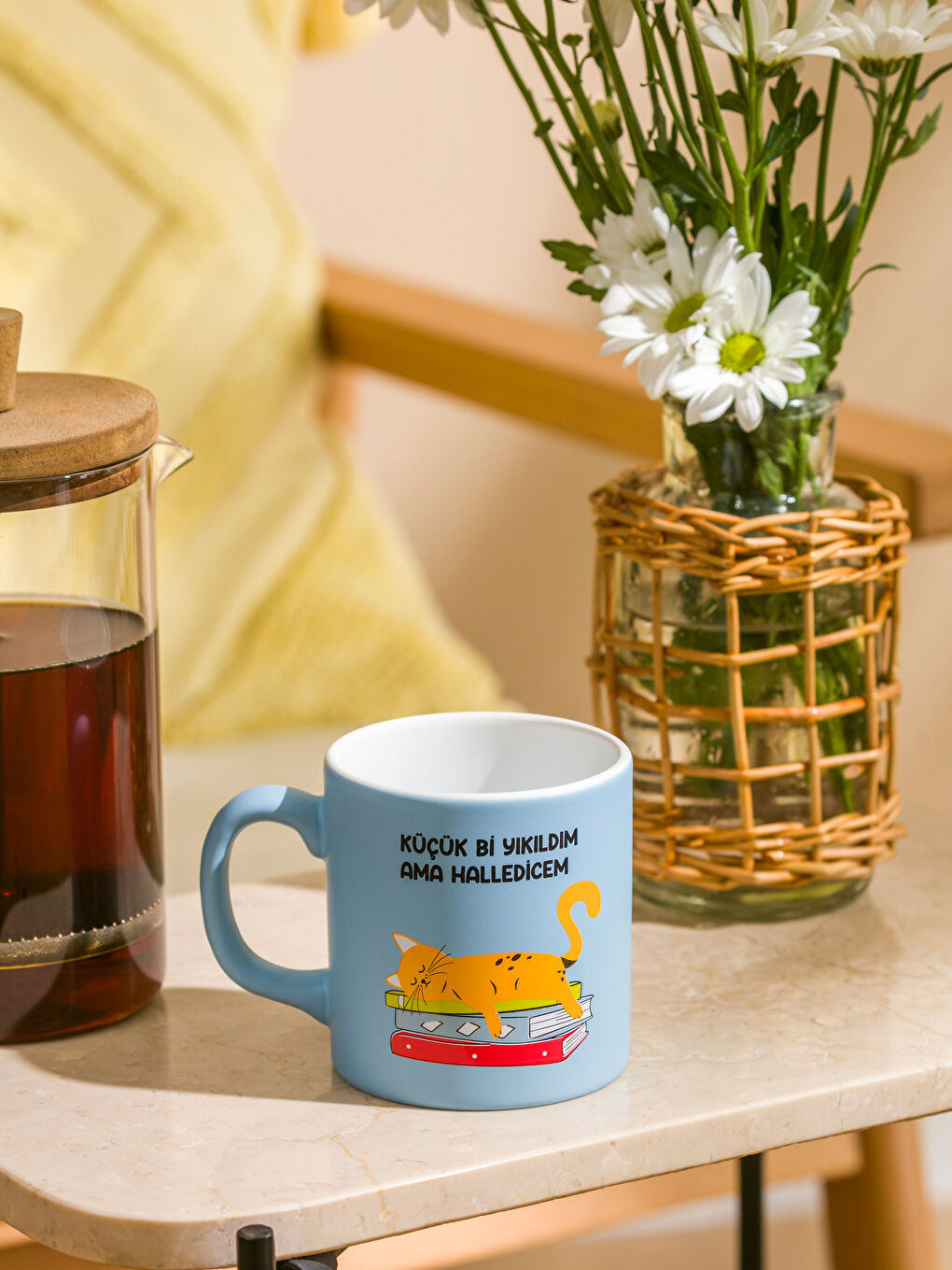 Karışık Kedi Baskılı Seramik Kupa 320 ml-2