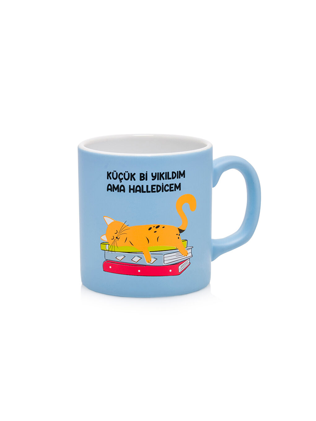 Karışık Kedi Baskılı Seramik Kupa 320 ml-4