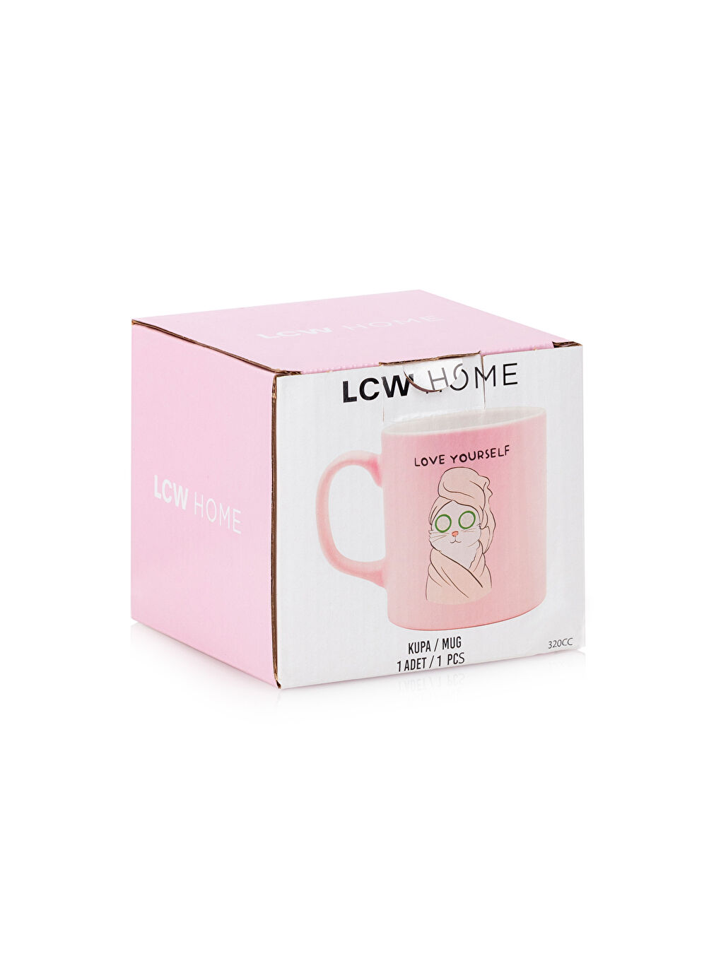 LCW HOME Karişik Baskılı Seramik Kupa 320 ml - 3