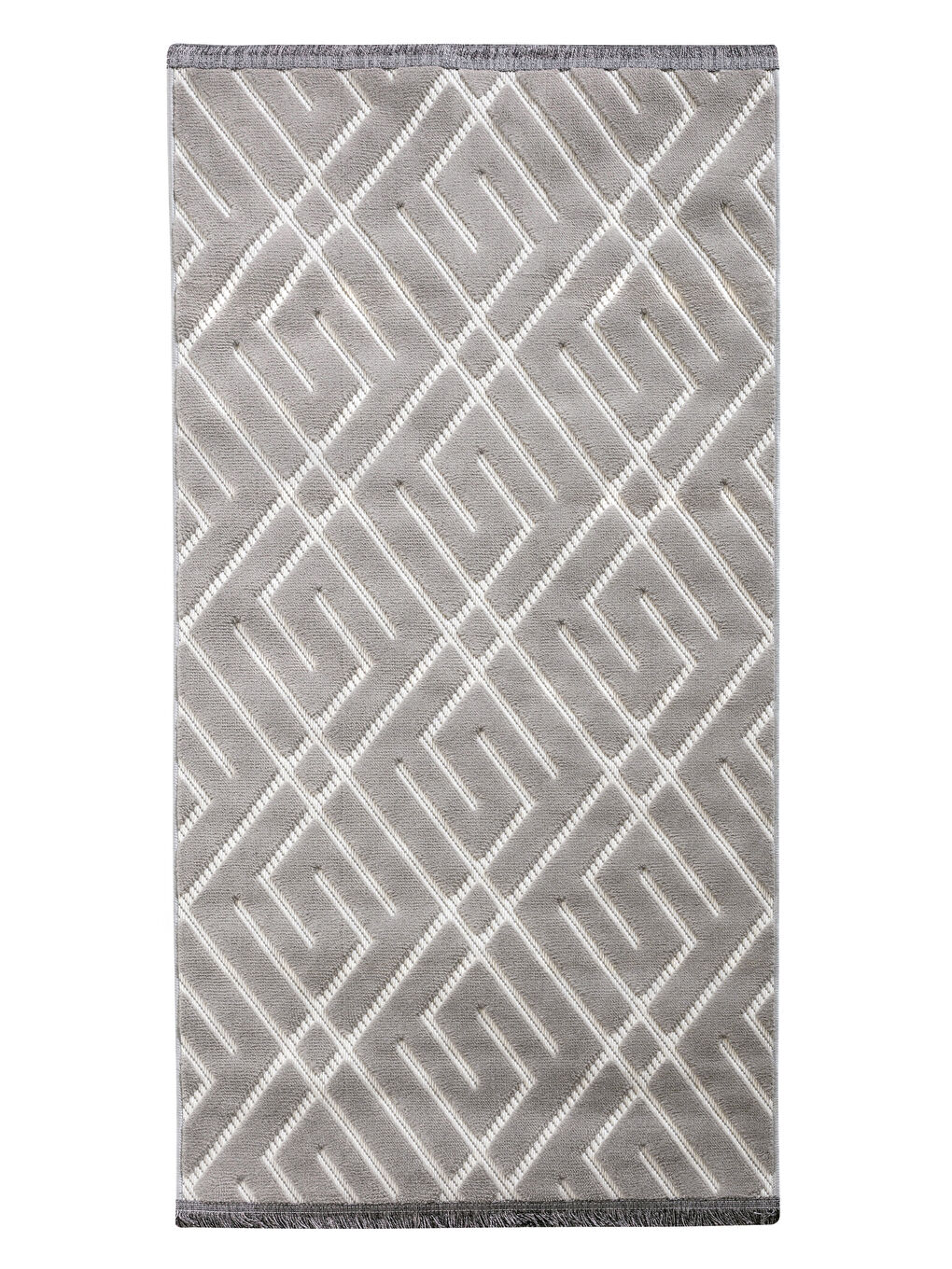 LCW HOME Gri Nakışlı Halı 80x150 cm - 5