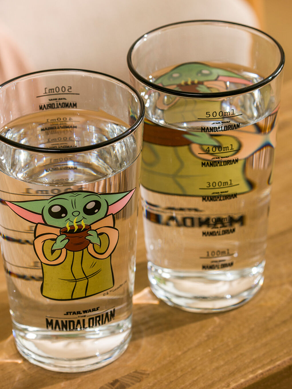 Yoda Printed Water Glass 2 Pack 570 ml -S5JM91Z8-F9C