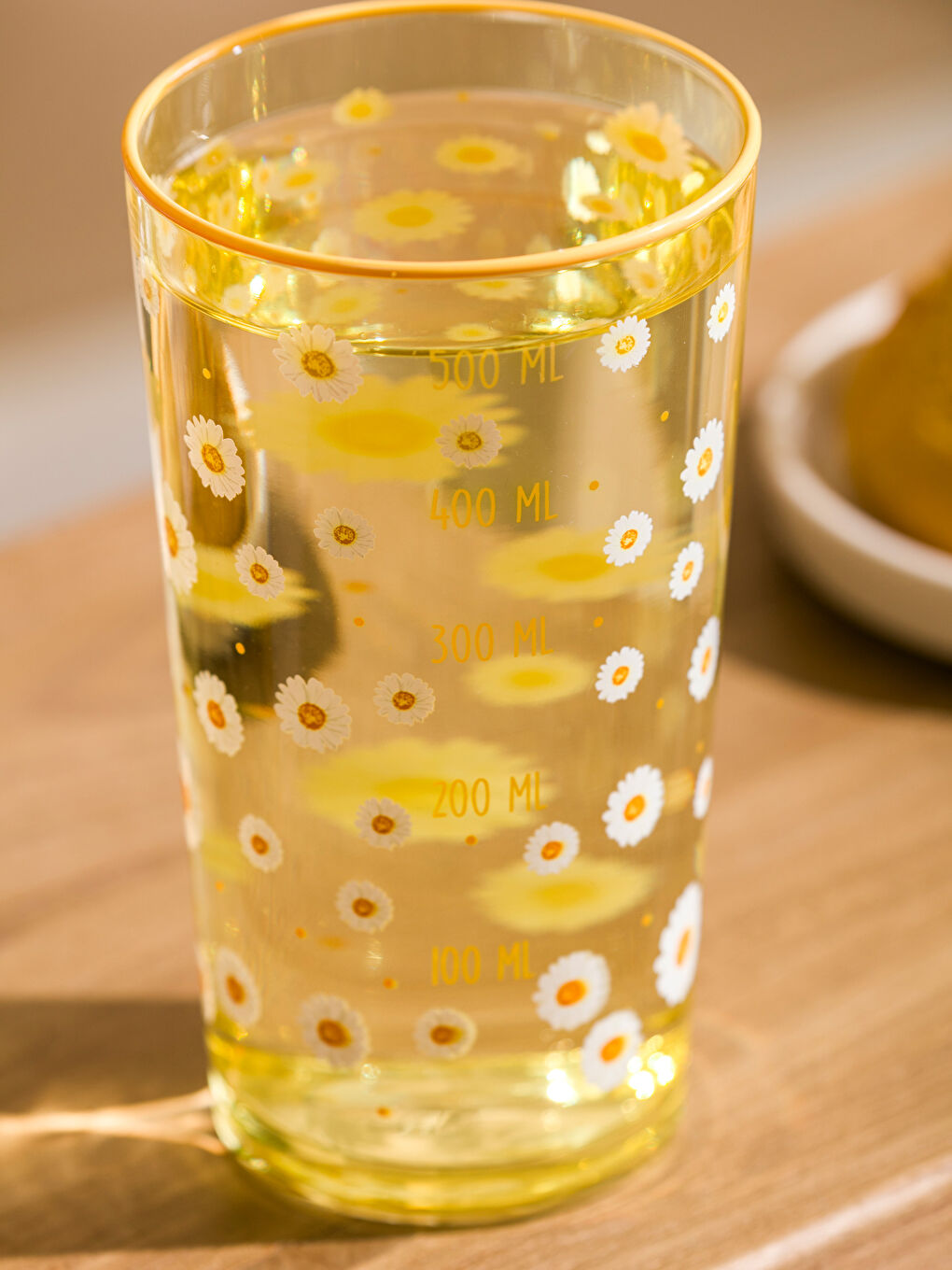 Staklene čaše za vodu cvetnog dezena - 500 ml -S5JN35Z8-CRK