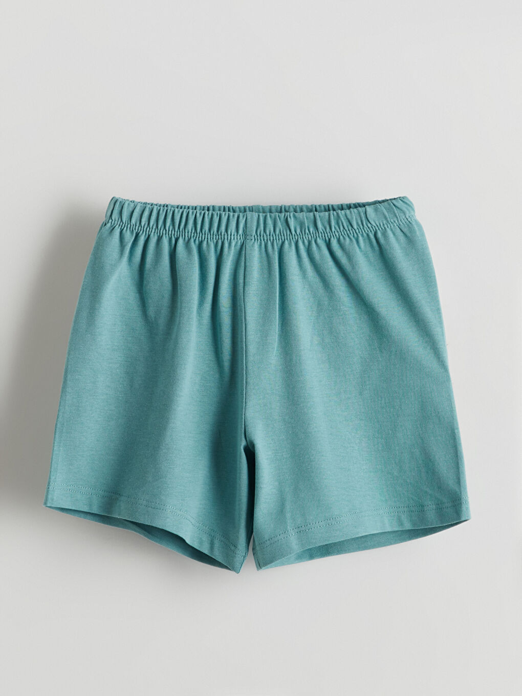 Mavi Beli Lastikli Basic Erkek Bebek Şort