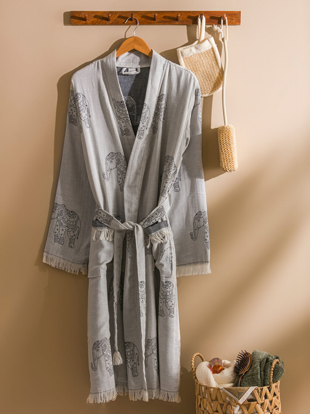 Woman BEIGE Bathrobe -S60028Z8-YG7