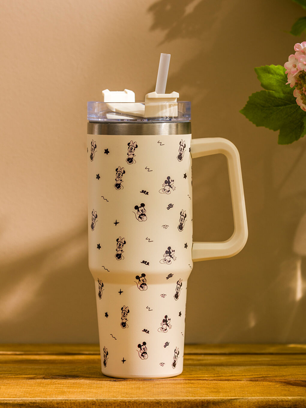 Minnie Mouse Printed Steel Thermos Cup 900 ml-1