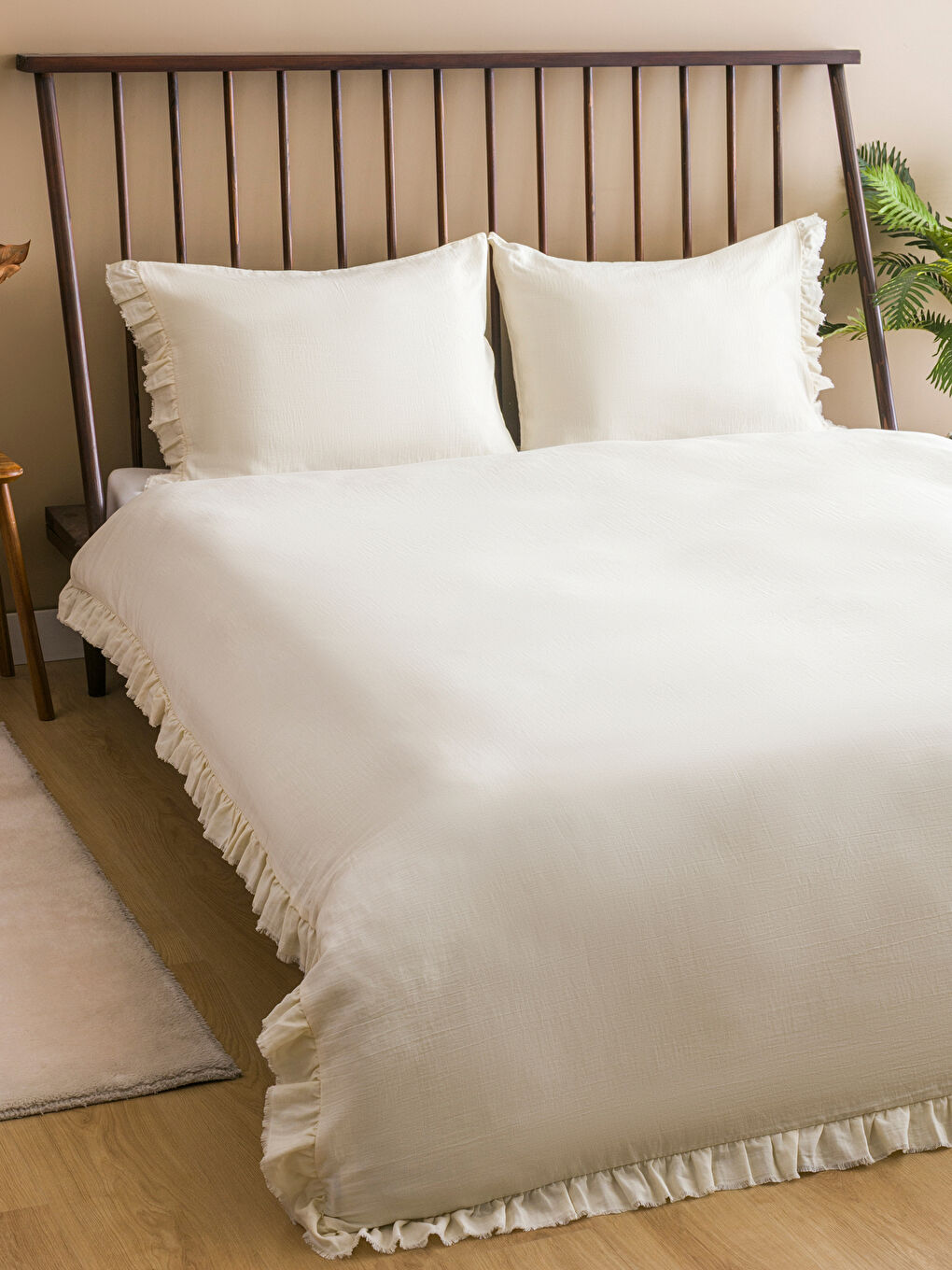 LCW HOME Cotton Double Duvet Cover Set -S60047Z8-EEW
