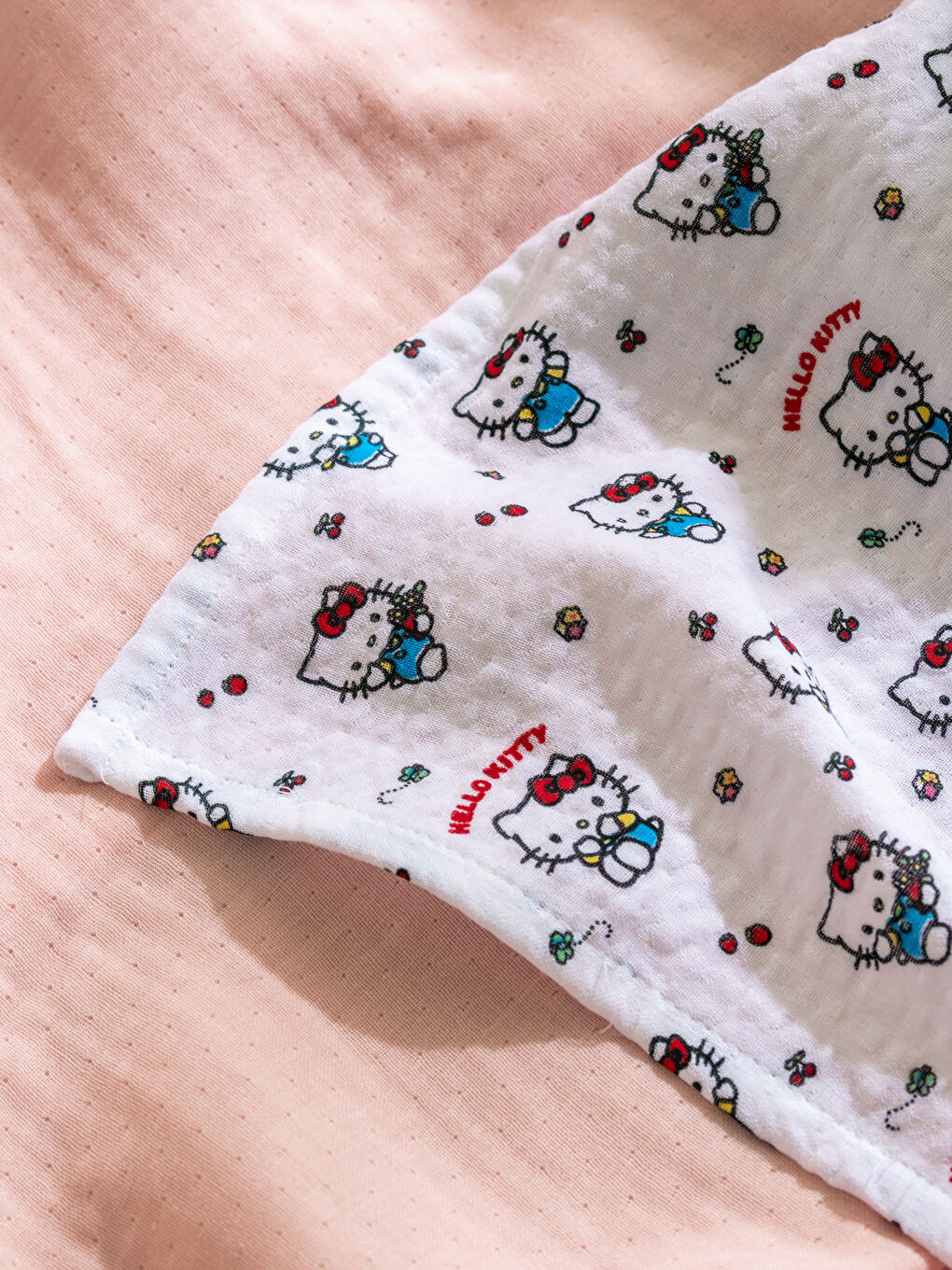 Karışık Kuromi Baskılı Kız Bebek Müslin Örtü 2'li 85x85 cm-2