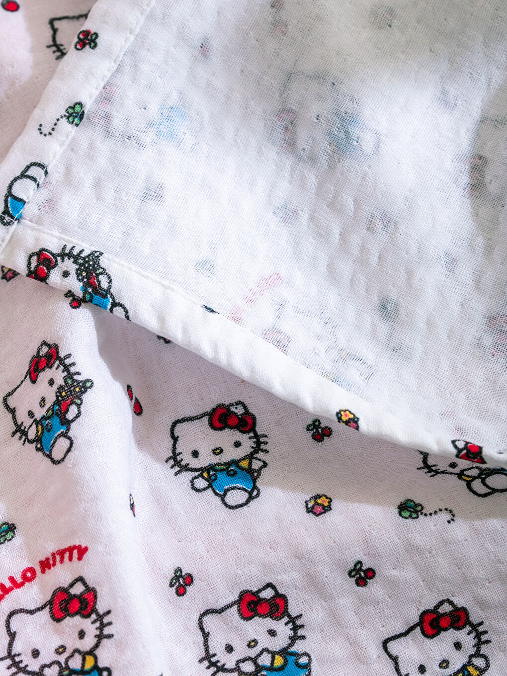 Karışık Kuromi Baskılı Kız Bebek Müslin Örtü 2'li 85x85 cm-3