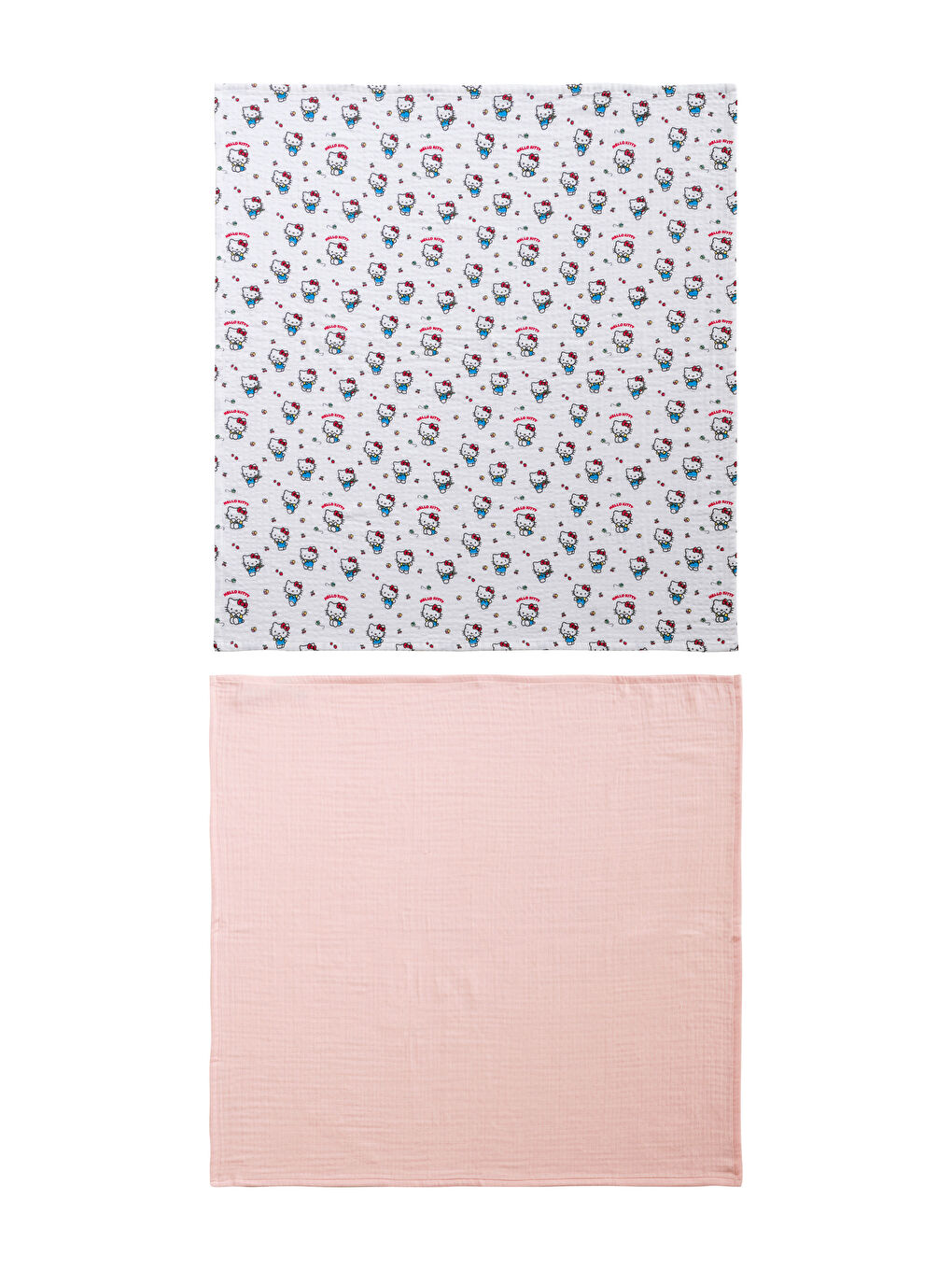 Karışık Kuromi Baskılı Kız Bebek Müslin Örtü 2'li 85x85 cm-5