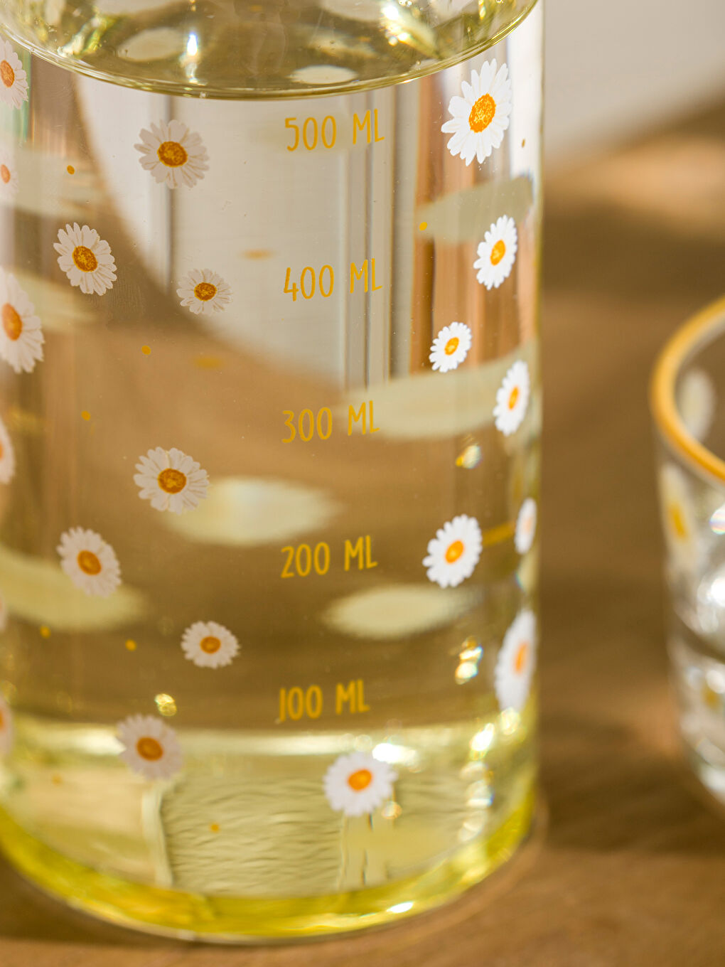 LCW HOME Beyaz Çiçek Baskılı Cam Sürahi 700 ml - 3