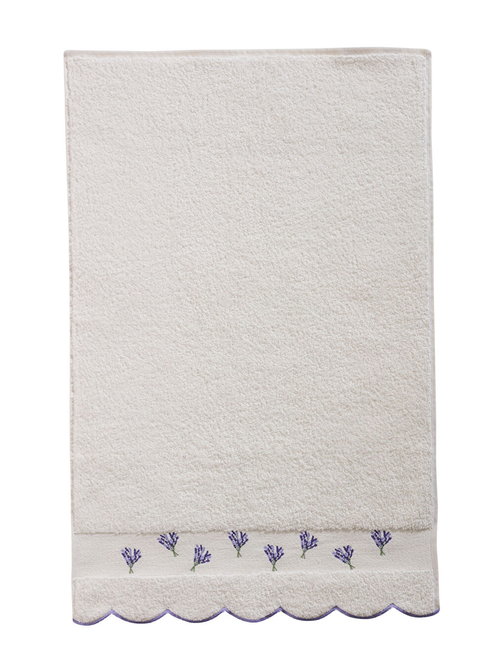 Floral Embroidered Cotton Face Towel 50x80 cm -S5KI14Z8-EEW