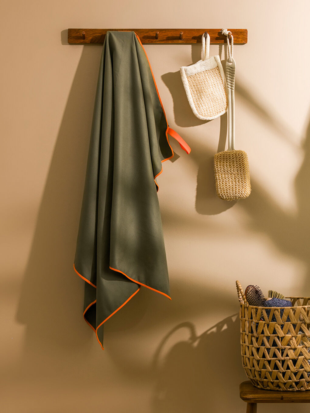 Man GREEN Bath Towel -S5L648Z8-H1Z