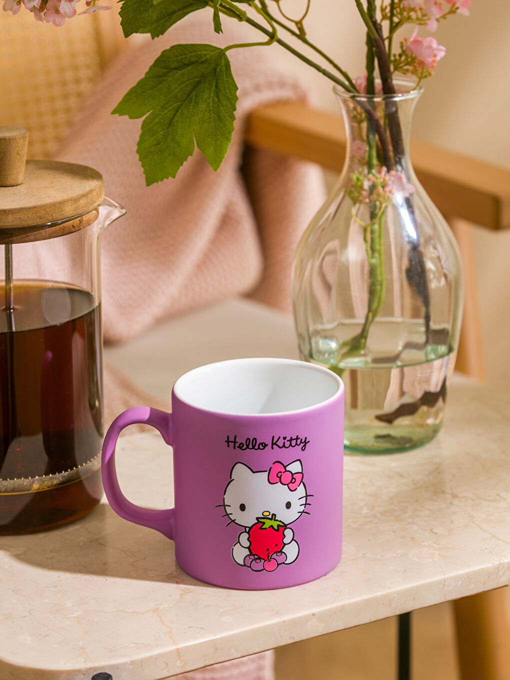 Karışık Hello Kitty Baskılı Seramik Kupa 320 ml