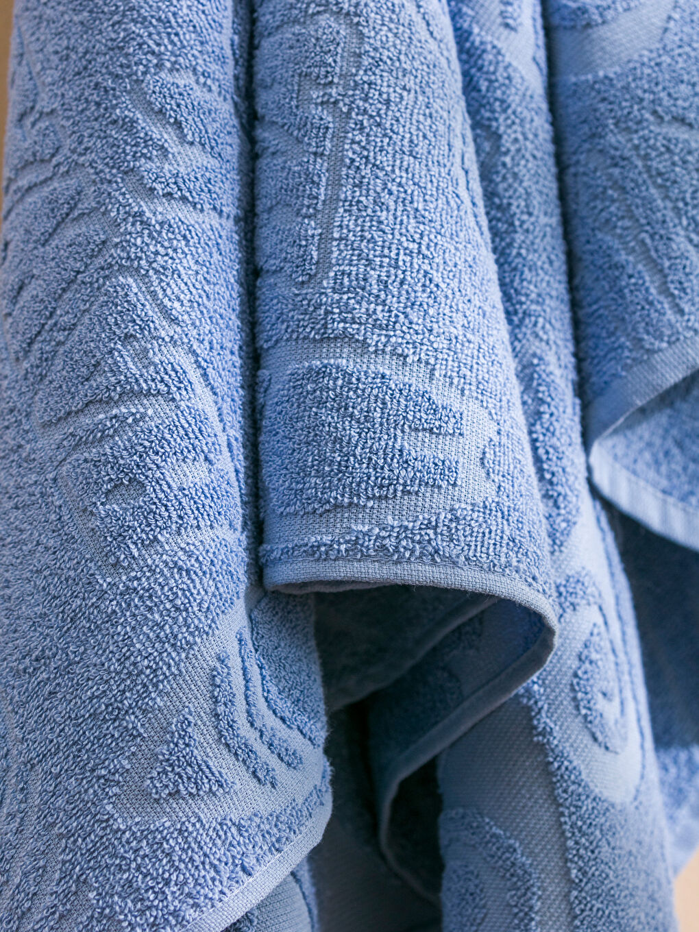 İndigo Baskılı Erkek Plaj Havlusu 70x140 cm-3