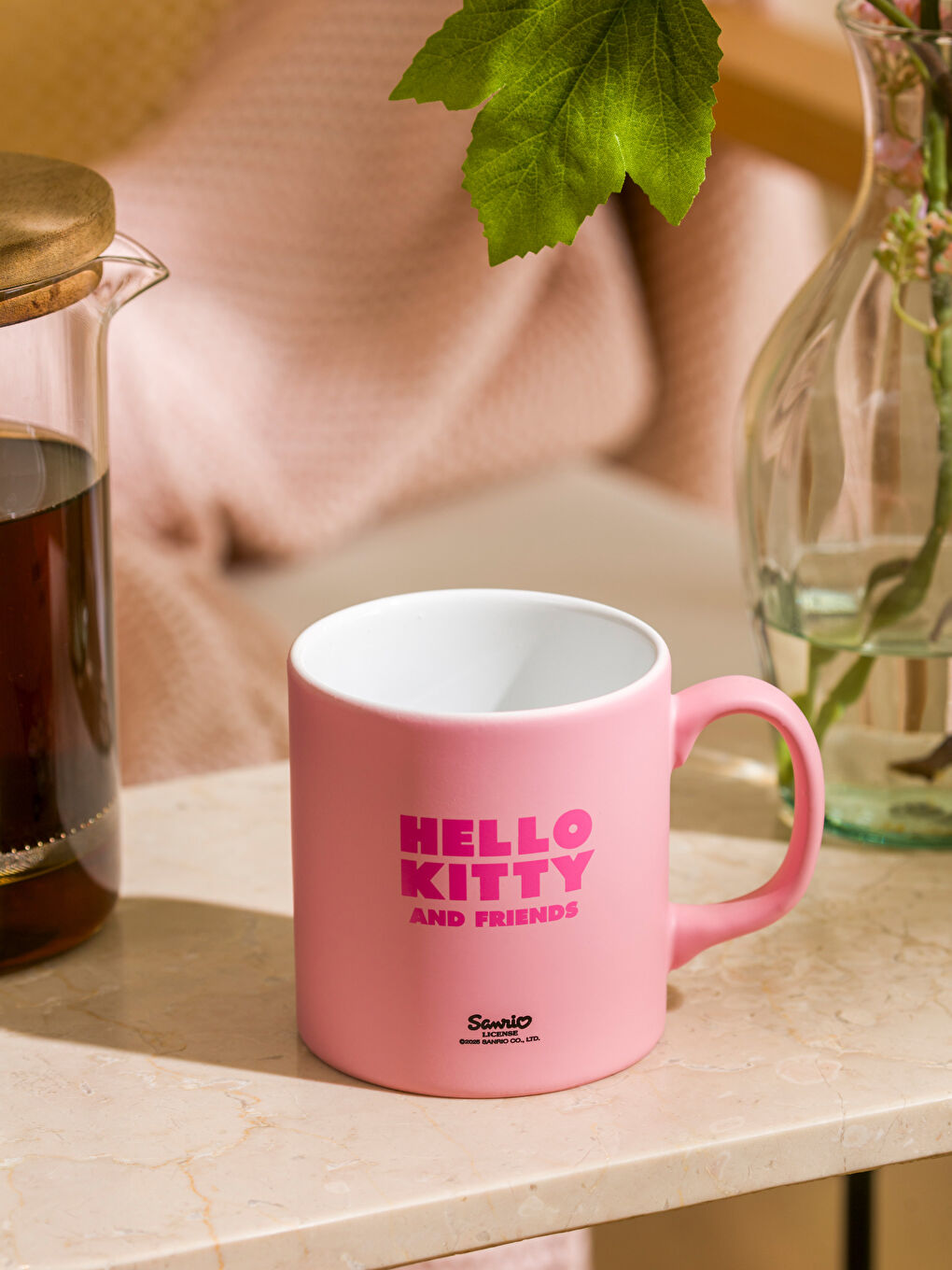 Karışık Hello Kitty Baskılı Seramik Kupa 320 ml-1