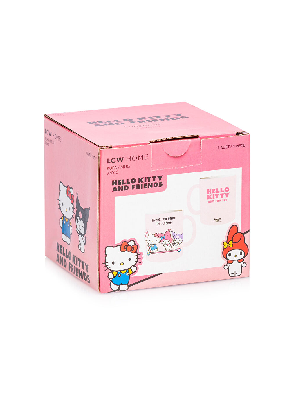 Karışık Hello Kitty Baskılı Seramik Kupa 320 ml-3