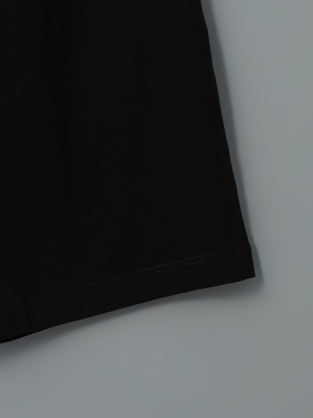 Siyah Beli Lastikli Erkek Çocuk Pijama Şort-1