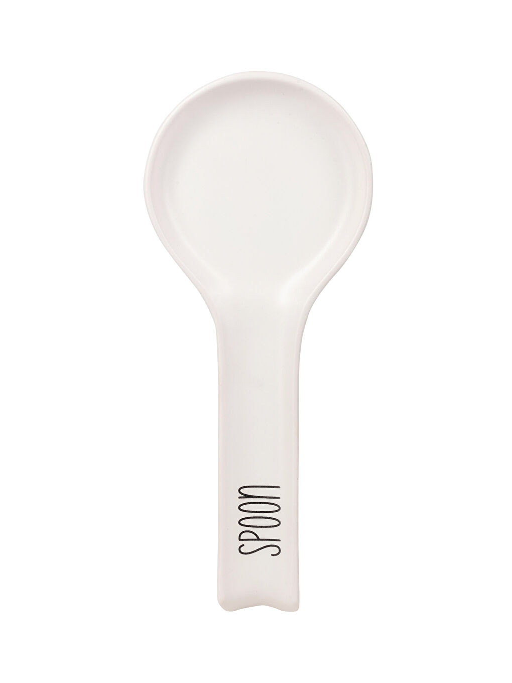 Siyah Yazı Baskılı Seramik Kaşıklık-3