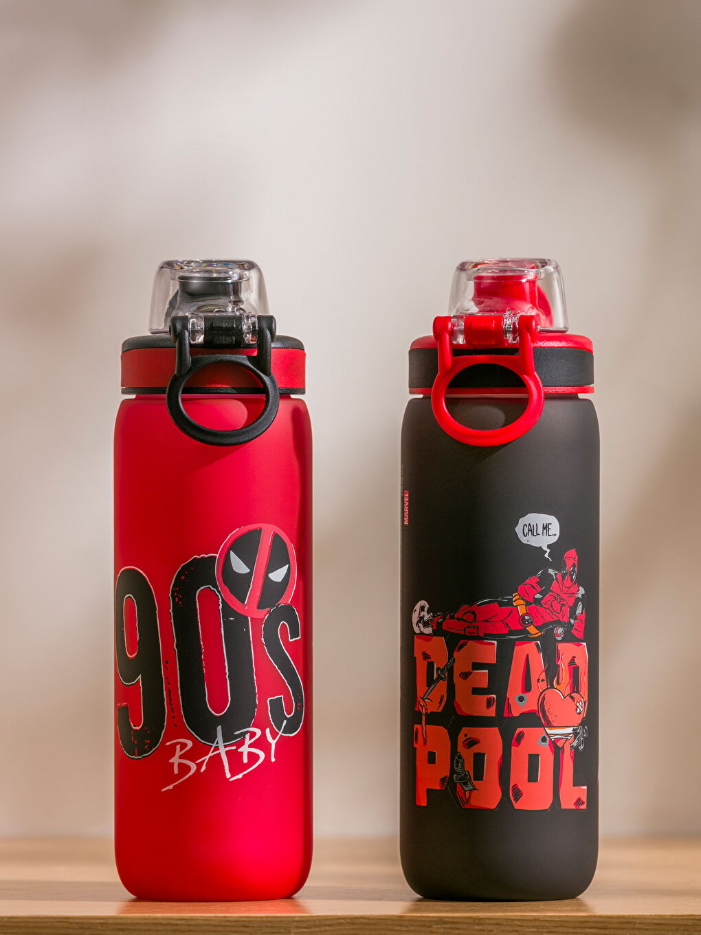 Deadpool Printed Bottle With Cap 630 Ml -S5LD34Z8-QBC