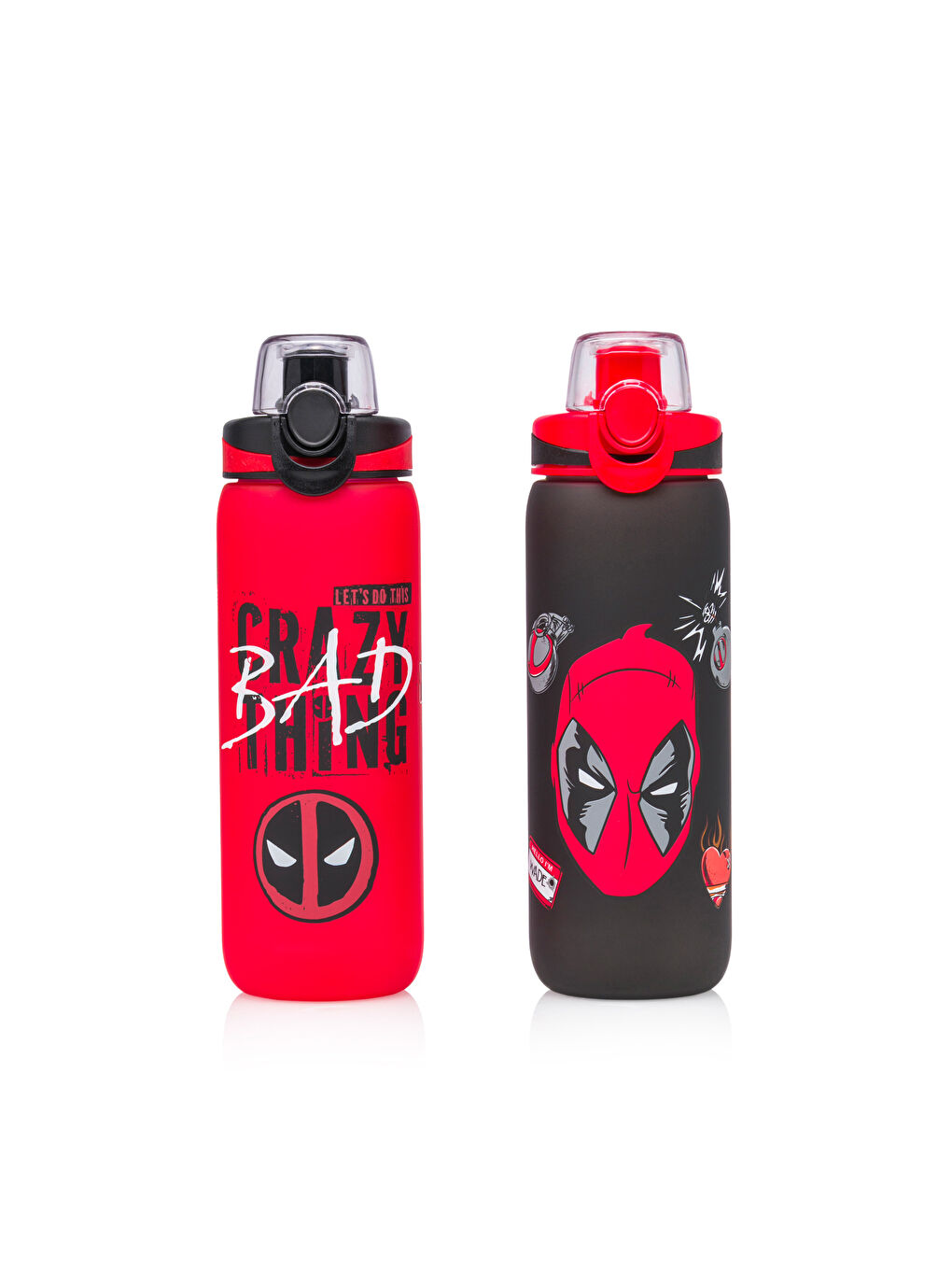 Deadpool Printed Bottle With Cap 630 Ml -S5LD34Z8-QBC