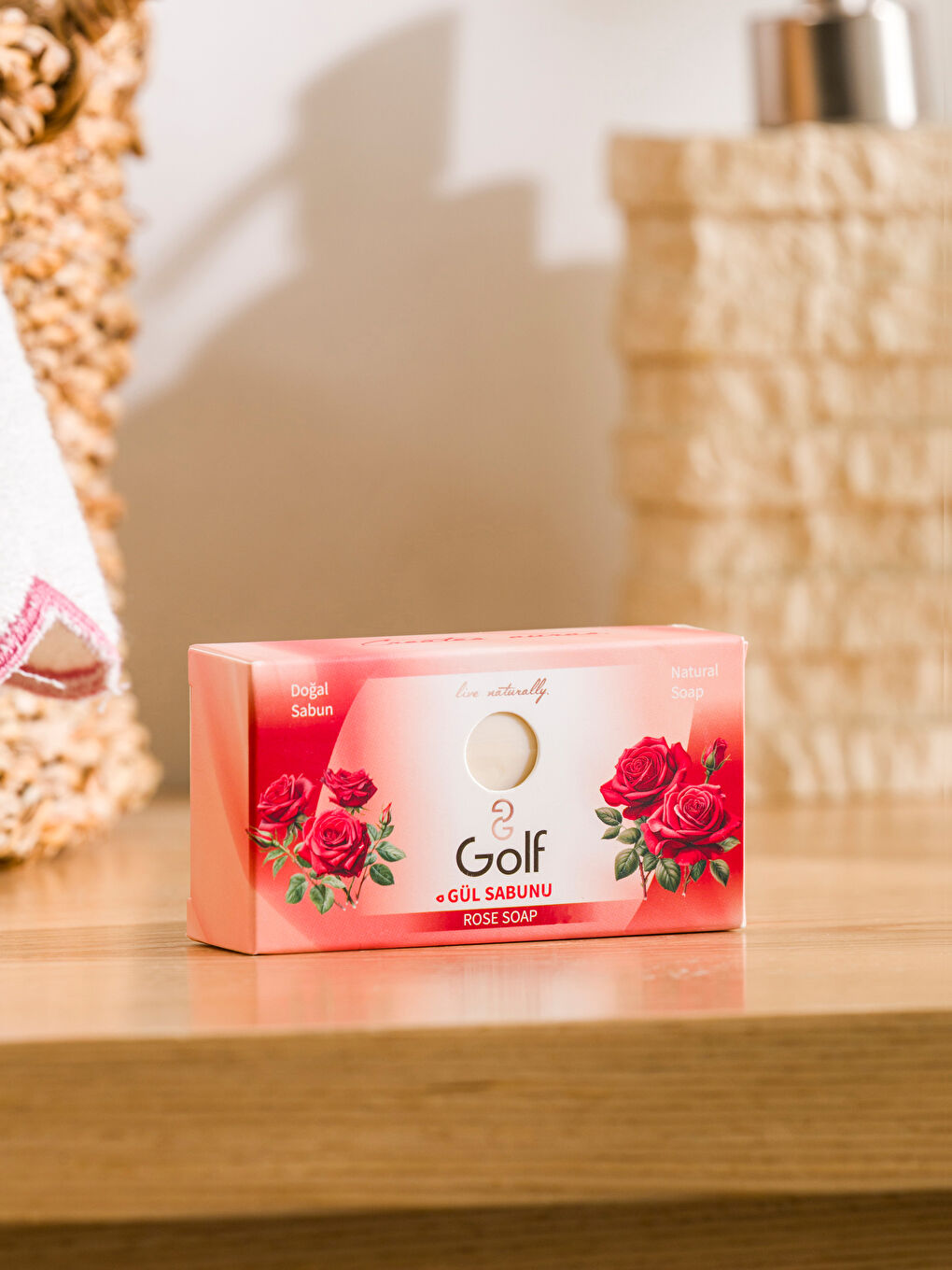 Golf Gül Kokulu Katı Sabun