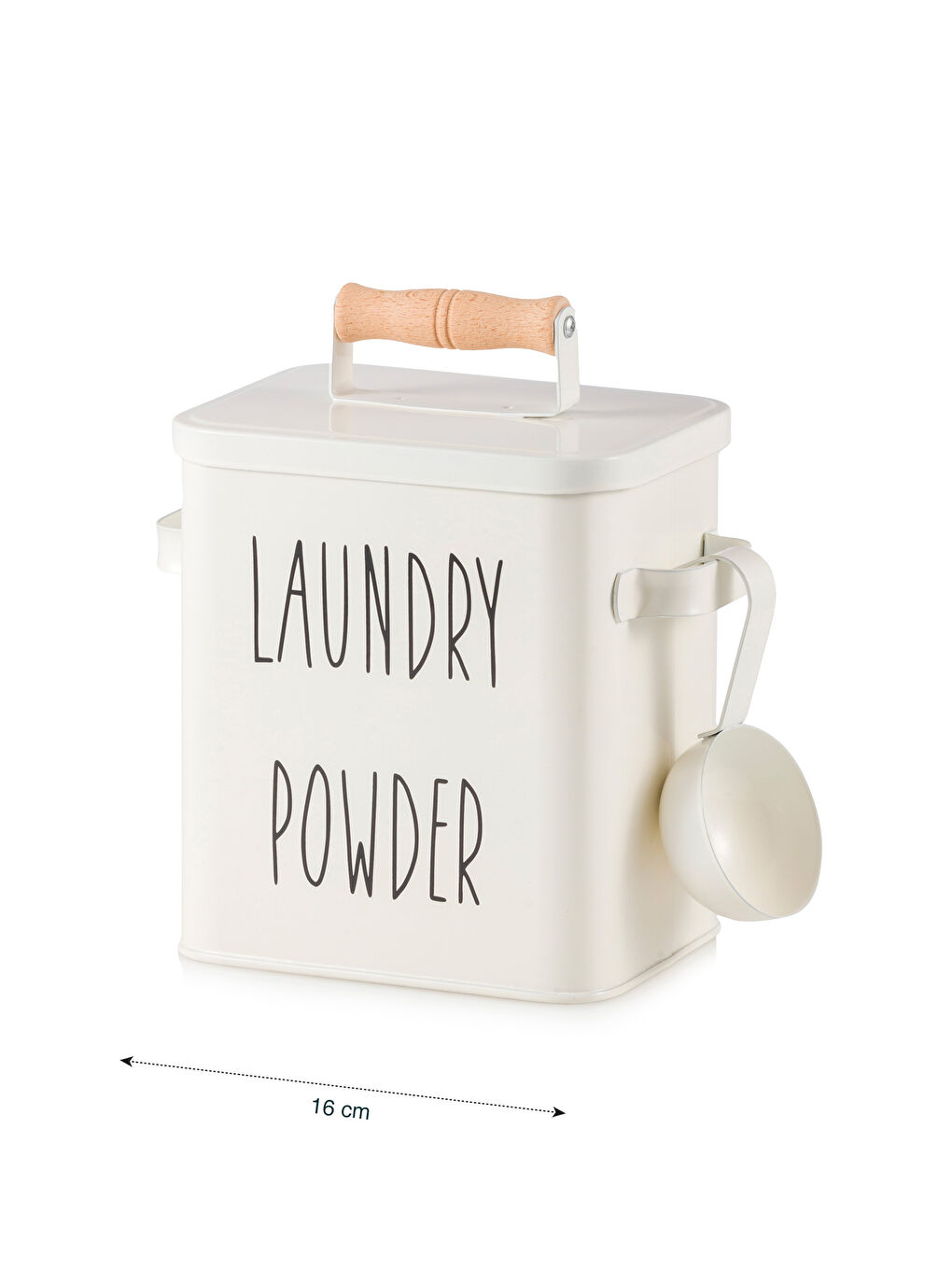 Siyah Metal Saklama Kabı 16 cm-3