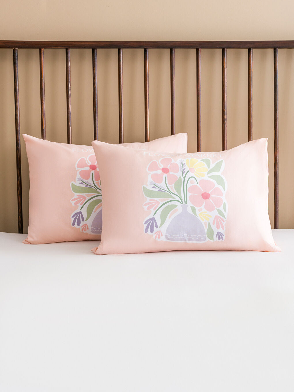 Floral Printed Pillow Case 2 Pieces 50x70 Cm -S5LO65Z8-F9C