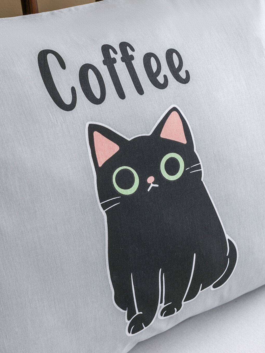 LCW HOME Karişik Kedi Baskılı Pamuklu Yastık Kılıfı 2'li 50x70 cm - 3