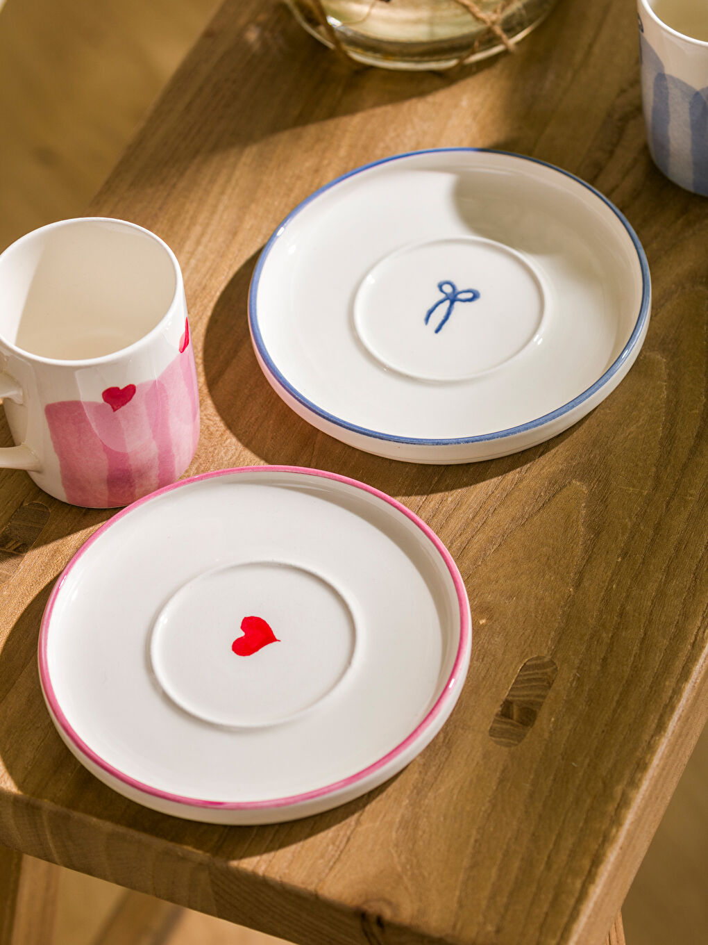 Karışık Baskılı 2 Kişilik Seramik Kahve Fincan Takımı 90 ml-3