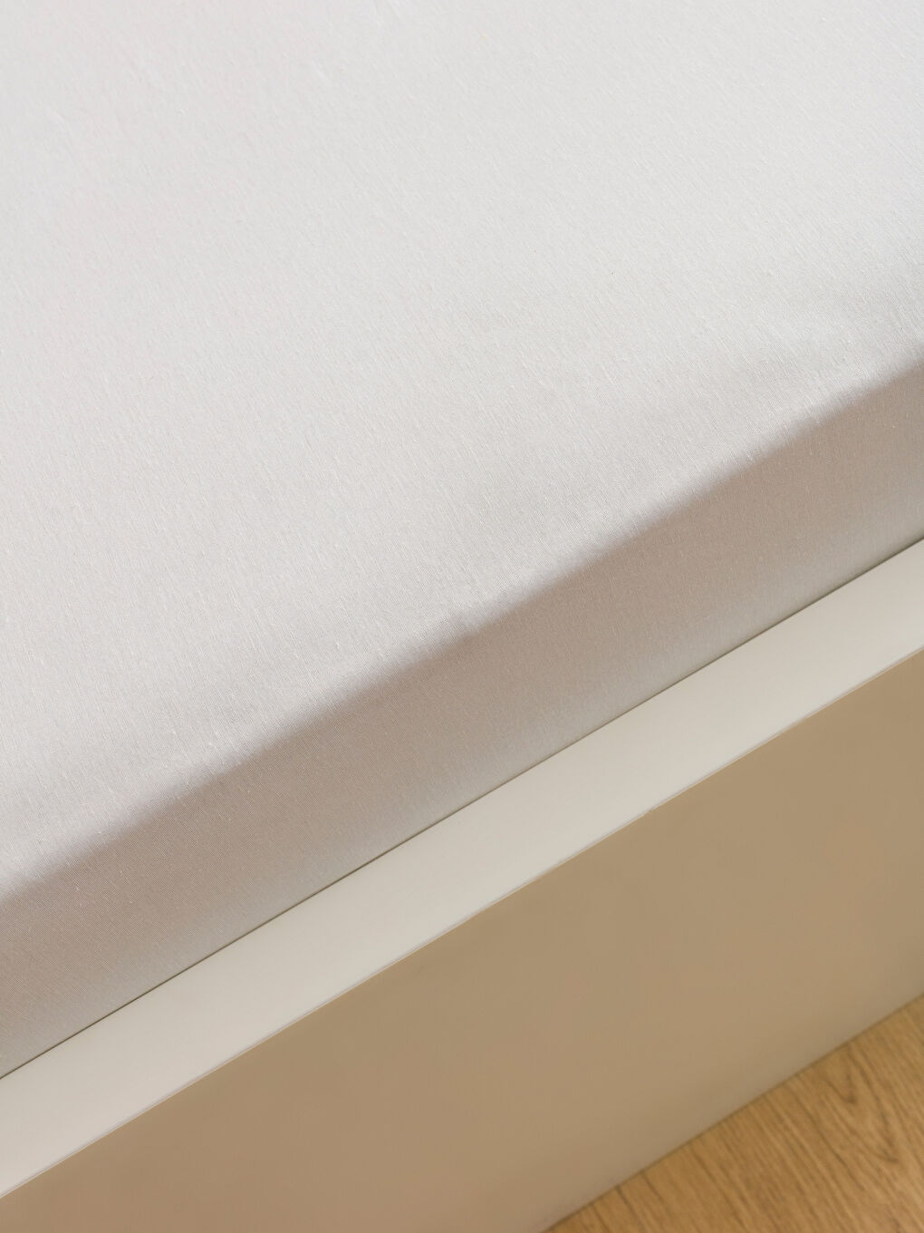 LCW HOME Ekru Tek Kişilik Lastikli Çarşaf - 1
