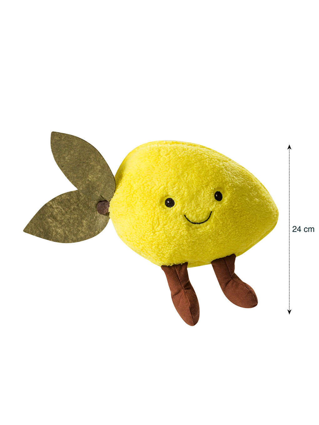 LCW HOME Sari Limon Figürlü Pelüş Bebek Kırlent 24 cm - 3