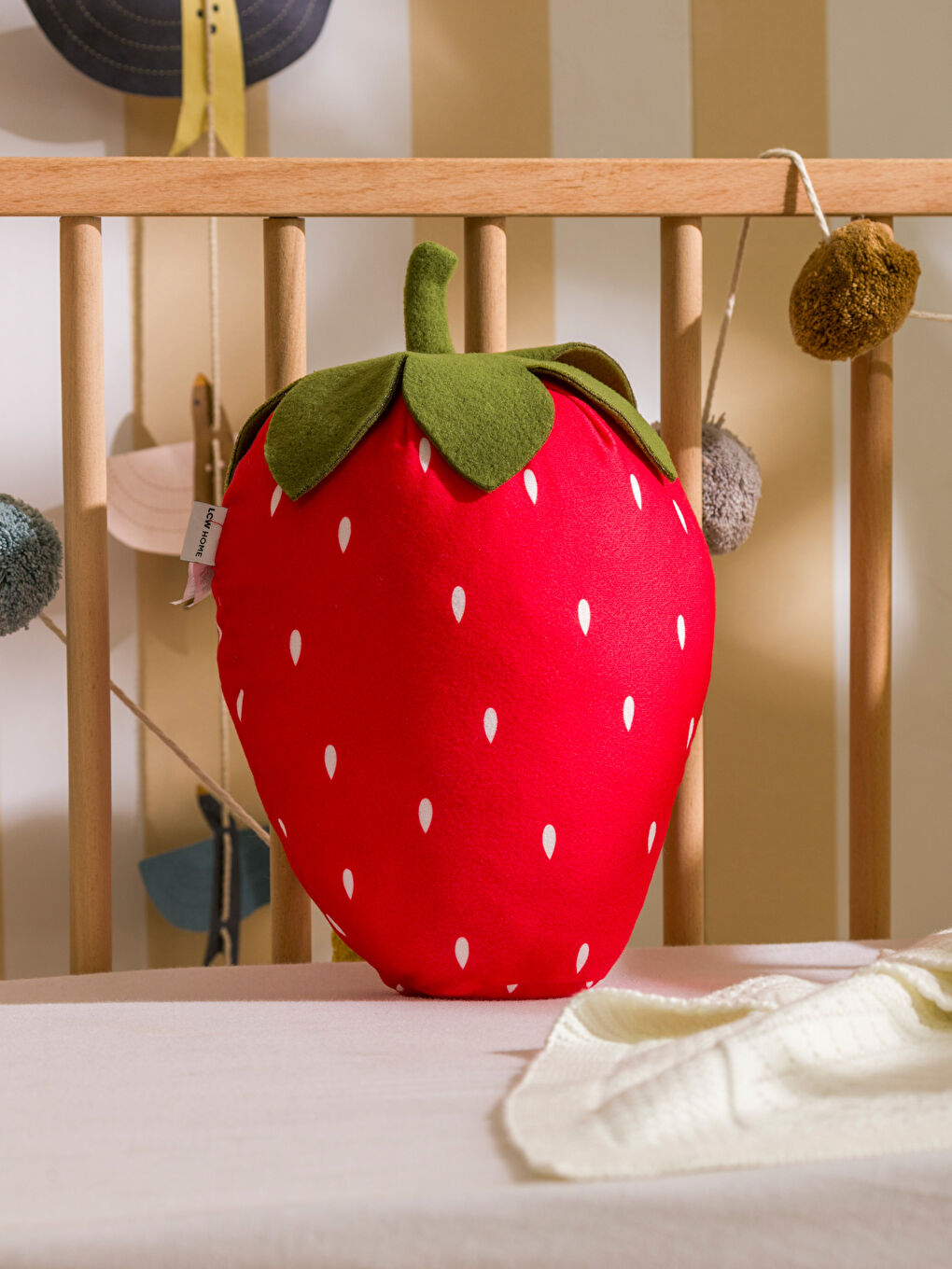 Strawberry Figure Baby Cushion 32 cm